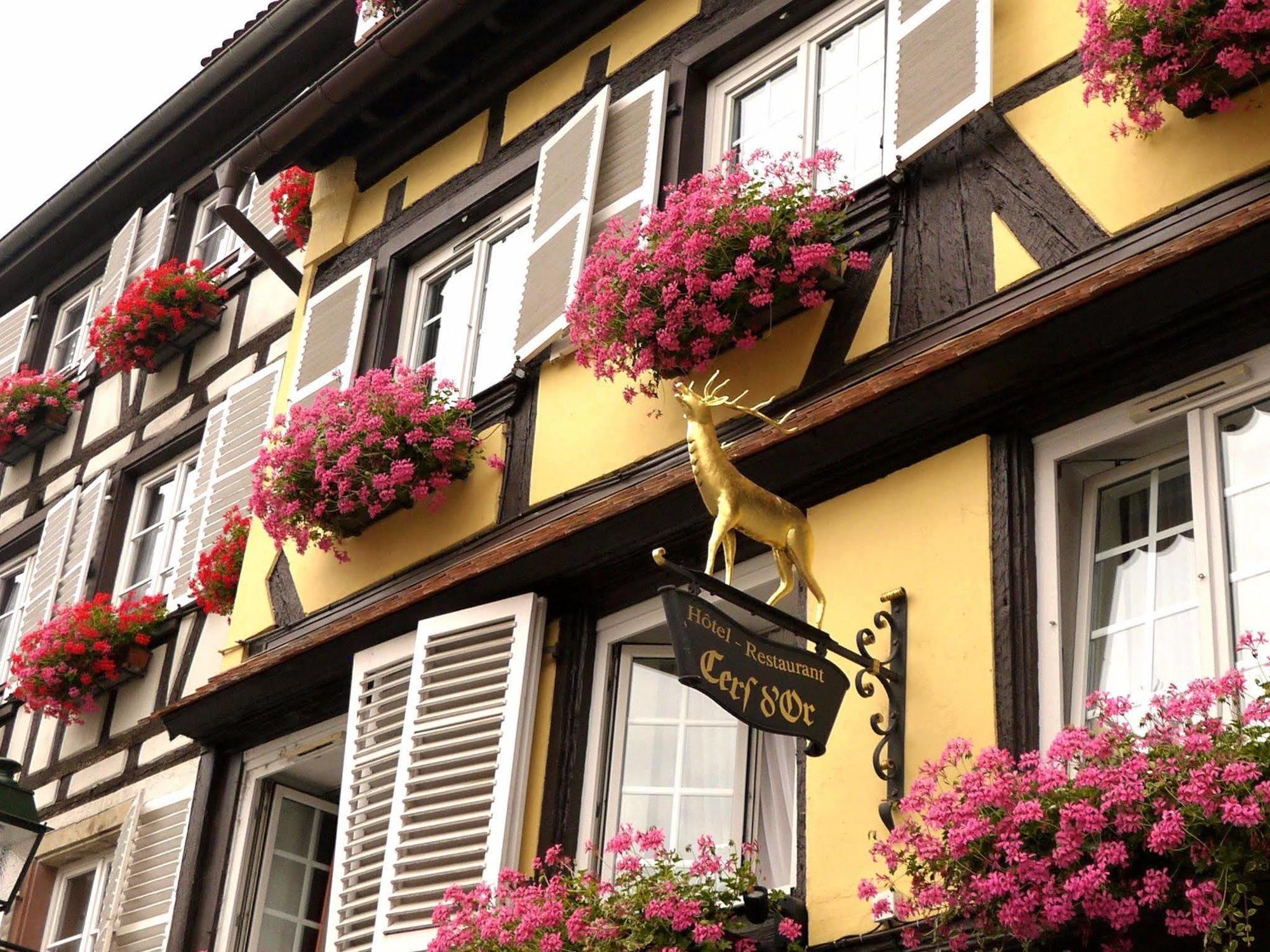 Logis Hotel Restaurant Au Cerf D'Or Strasbourg Exteriör bild